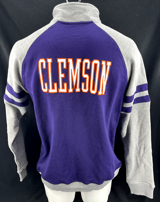 売れ筋商品|||コロシアム パーカー・スウェットシャツ アウター レディース Men's Purple Clemson Tigers Half-Zip Hoodie Purple Men's Colosseum Purple Clemson Tigers Arch & Logo Crew Neck