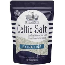 Light Grey Celtic Sea Salt Natural No Additives Hand Harvested Resealable Bag