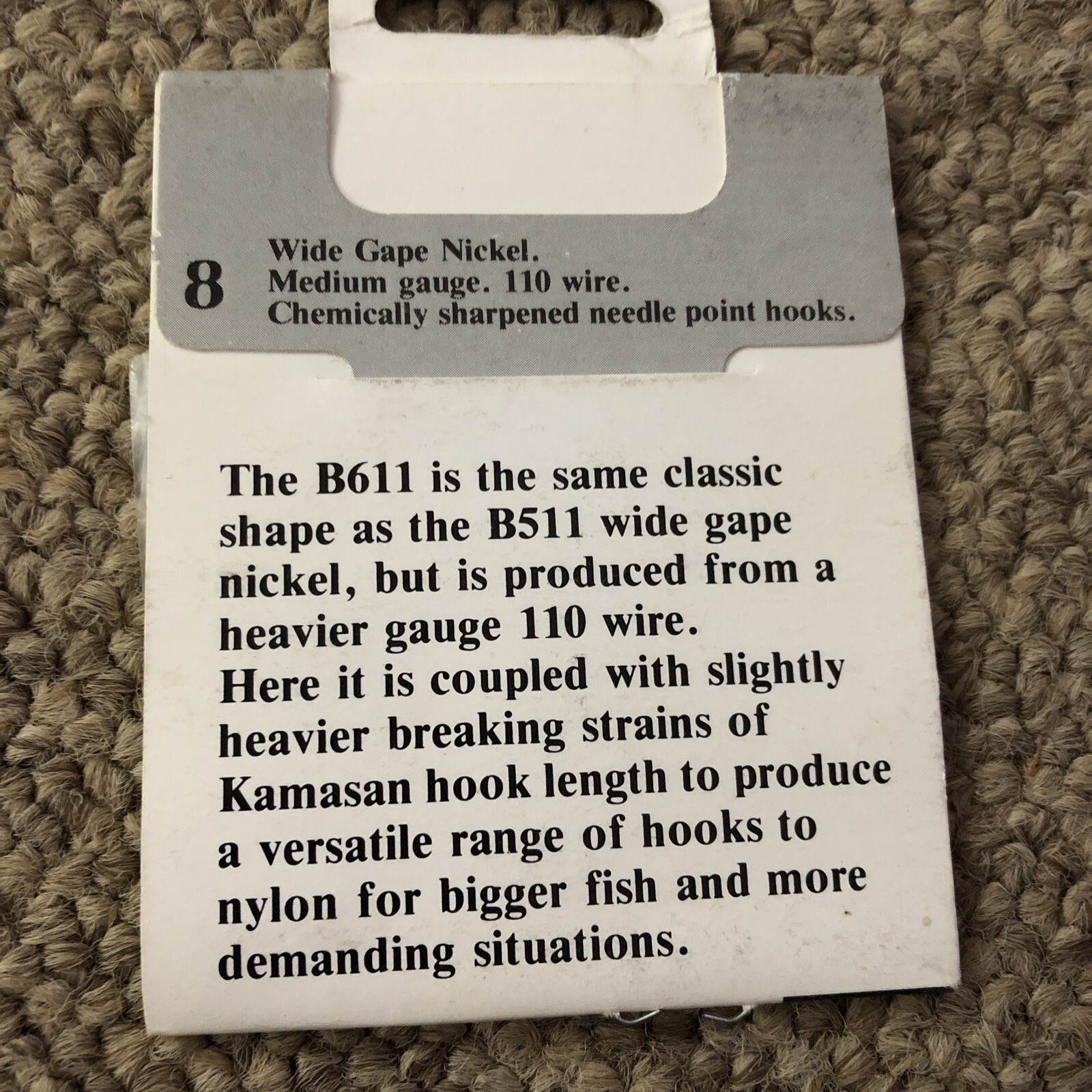 Fishing Hooks To Nylon Job Lot 8 Packets eBay