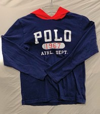 Polo Ralph Lauren Long Sleeve Shirt Boys Medium 10-12 Hoodie Polo Athletic Dept
