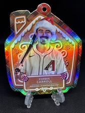 2024 Topps Holiday Corbin Carroll Ornament Card #MLBO-2 Arizona Diamondbacks