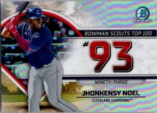 2023 Bowman #BTP-93 Jhonkensy Noel Bowman Scouts Top 100