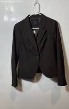The Limited Collection Womens Brown Long Sleeve Pockets One-Button Blazer Size 4