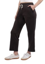 NEW Kirkland Signature Women's Lightweight Crop Pants Inseam 26 Black Size S