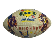 Vintage Sunoco Gas Station Football Logo Promotional Vintage Advertising