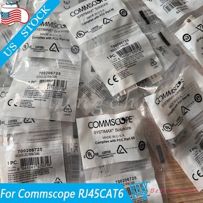 QTY:50 For Commscope six types of network information module RJ45CAT6 MGS400-262