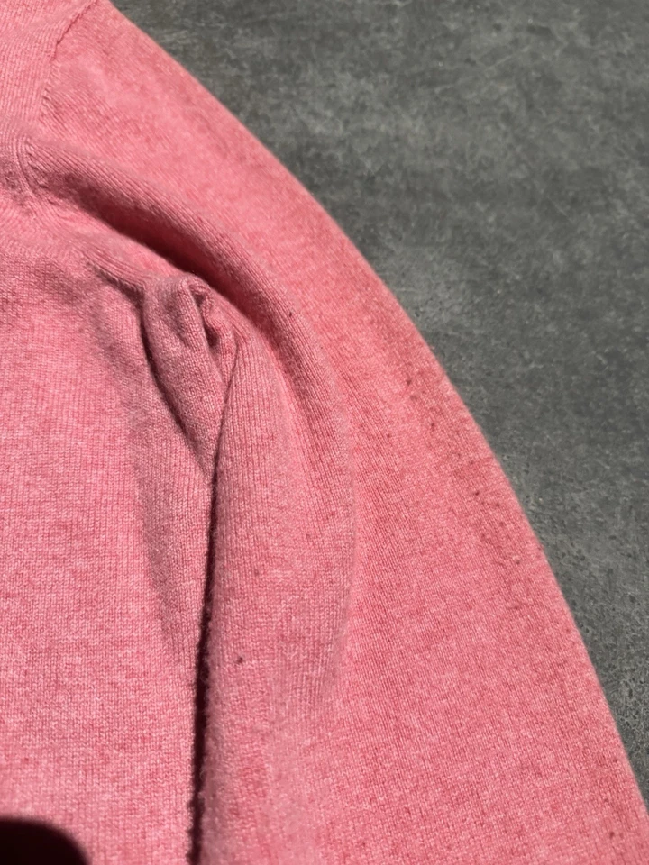 Vitnage LL Bean Pink Cashmere Crewneck Sweater Women’s XL Preppy Old Money - Image 3 of 4