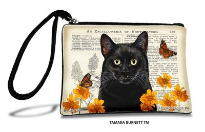 Black Cat Zippies Pet Pouch Coin Purse
