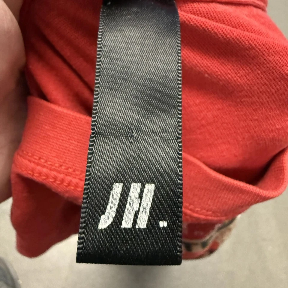 Camiseta Super Mario Bros Luigi Wanted Póster Parodia Roja M JEM HSINO 1993 Foto 4 de 4