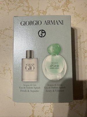 Giorgio Armani Acqua Di Gio Eau De Toilette & Acqua di Gioia Eau De Parfum Set