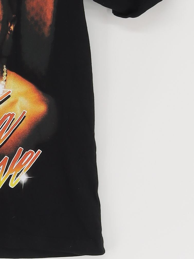 T shirt uomo Pull&Bear S nera grafica 100% altra basic