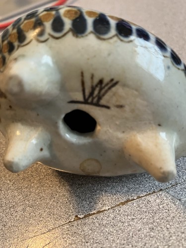 Vintage Jorge Wilmot Pottery Owl Mexico Signed Figurine - Imagen 5 de 5