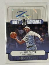 2022-23 Hoops #GS-JCV Jarrett Culver Great SIGnificance