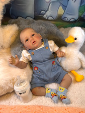 Reborn Soft Cloth Body New Baby Doll. Weighted: 6 Pounds 1oz/Length: 20 Inches.