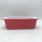 Vintage Pyrex Flamingo Pink Loaf Pan Bread Pan 213 Pink 1.5 Qt Made in USA