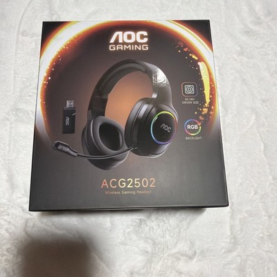 NEW - AOC Gaming Wireless Gaming Headset With Built In Mic Model ACG2502