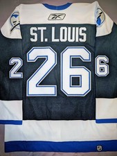 Vintage MARTIN ST LOUIS Authentic TAMPA BAY LIGHTNING Reebok 6100 Jersey sz52