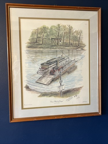 Valley View Ferry "Pioneer-Wheels Of Progress" 1974 Howard Fain Stamped Lmtd Ed - Picture 17 of 22