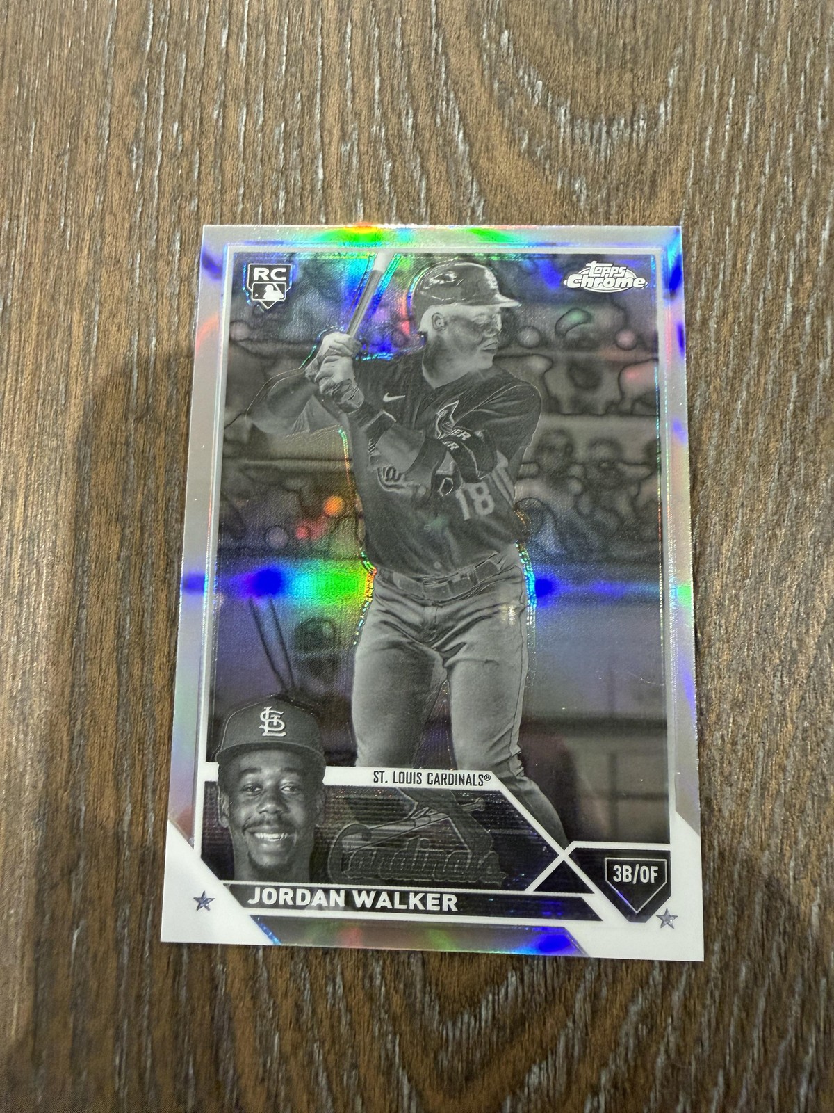 2023 Topps Chrome #209 Jordan Walker Negative Refractors