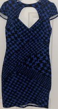GUESS Woman’s Dress. Black and Blue Size Medium.