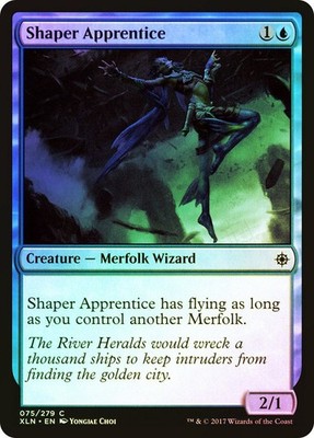 MTG FOIL Shaper Apprentice  - Ixalan #075