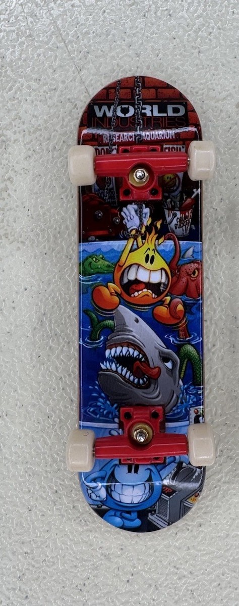 Vintage World Industries Tech Deck Lot Of 2 Skateboards Flameboy