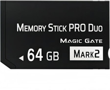High-Speed 64GB Memory Stick Pro Duo Mark2 - for PSP and Camera Memory Cards
