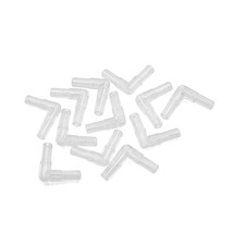 12PCS L Shape Airline Tubing Connector, Aquarium Fish Tank Air Pump Accessory