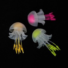 Fish Tank Landscaping Decoration Glowing Silicone Jellyfish Artificial Ornaments