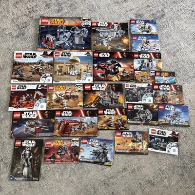 LEGO Star Wars Instruction Books Manuals Manual Lot Of 25 ! - Image 1 of 4