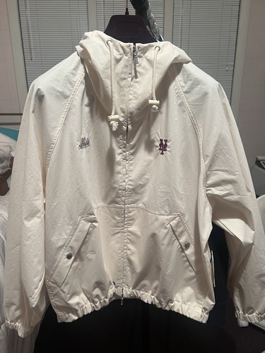 Aime Leon Dore ALD New York Mets Lightweight Hooded Jacket White NEW M SOLD OUT - Afbeelding 11 van 21