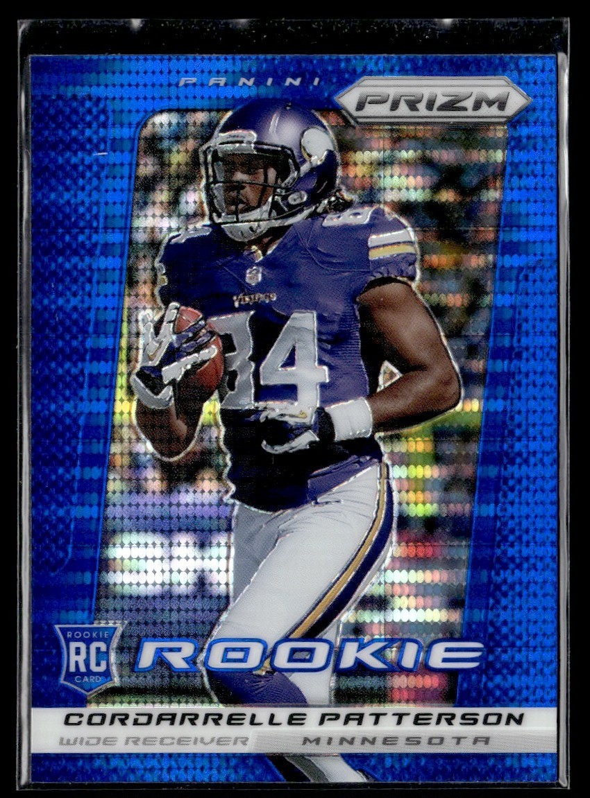 2013 Panini Prizm Rated Rookie Blue Pulsar Cordarrelle Patterson Rookie