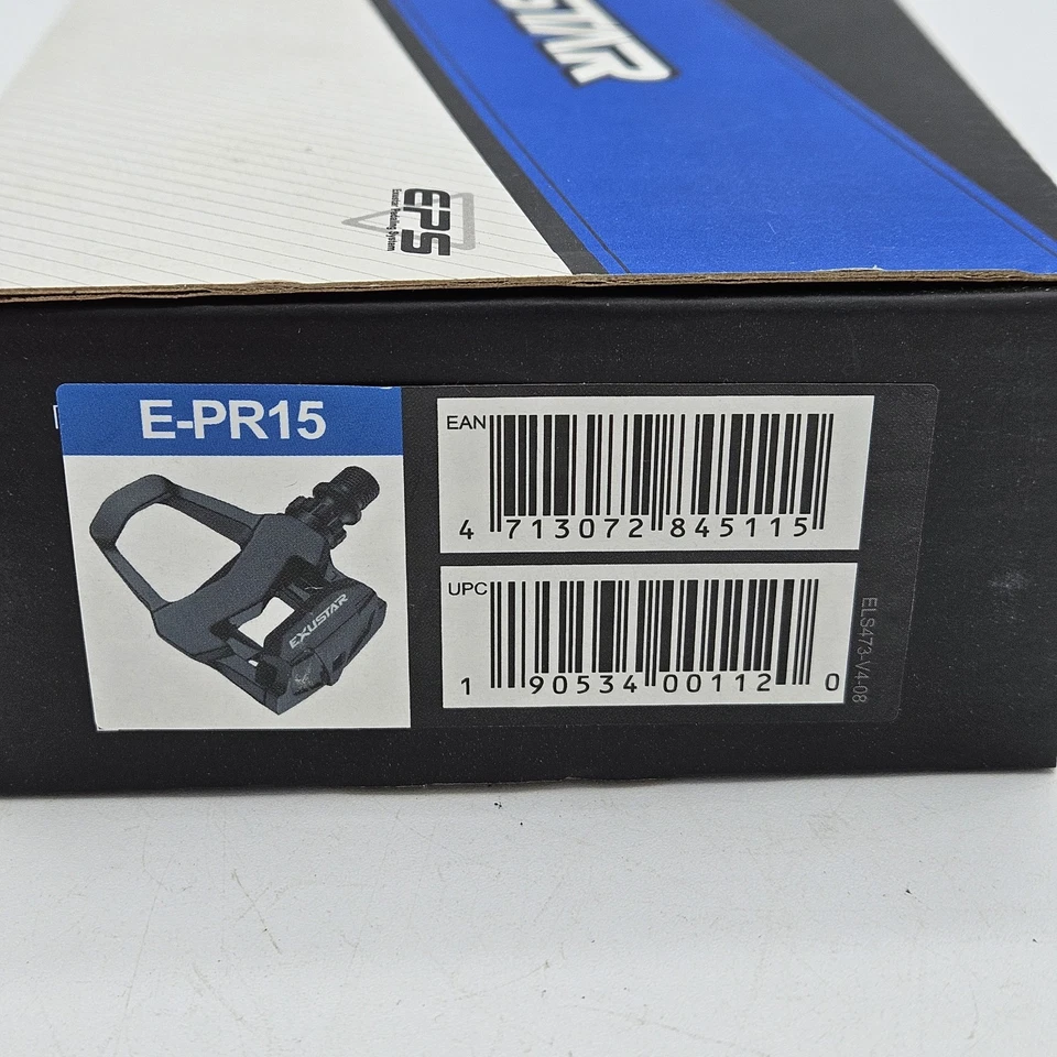 全新 - Exustar Clipless 公路自行车踏板和夹板,E-PR15,SPD-SL 兼容 — 第 4/4 张图片