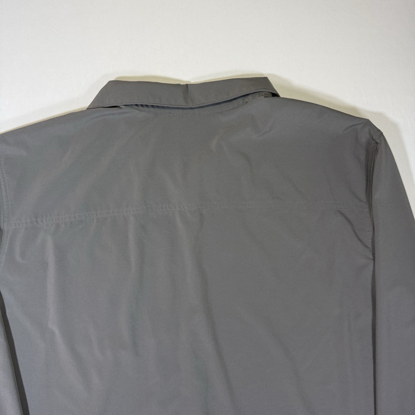 Columbia Polyester-Elastane Button-Up Shirt Gray … - image 15