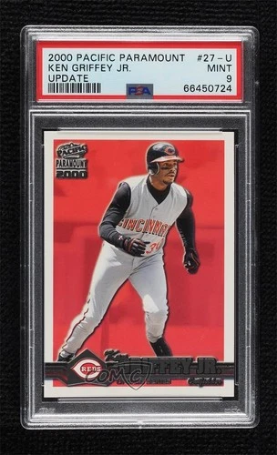 2000 Pacific Paramount Update Ken Griffey Jr #27-U PSA 9 MINT HOF