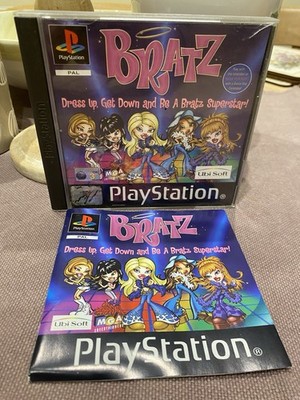 Bratz PS1 Spiel Sony PlayStation komplett mit Handbuch Disc in sehr gutem Zustand generalüberholt