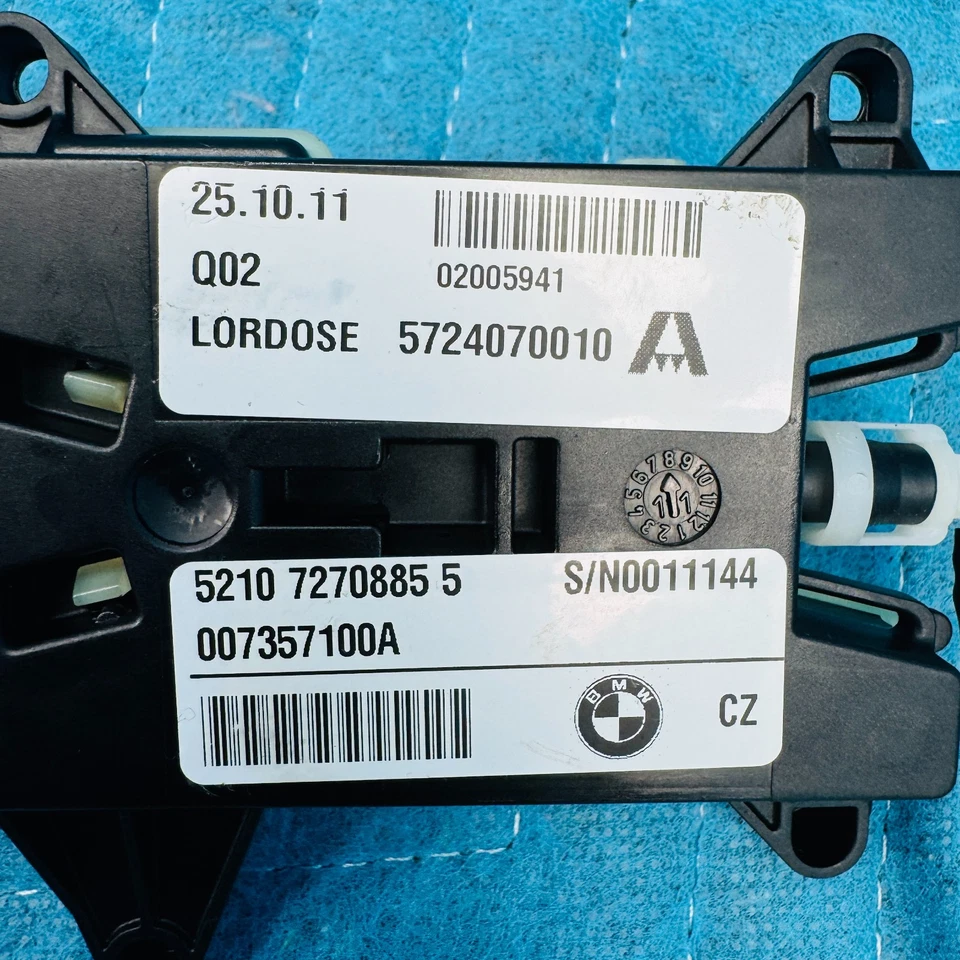 Оригинальная система поддержки и массажа поясницы переднего левого сиденья 2012–2017 BMW 650i 572407001 - Изображение 2 из 4