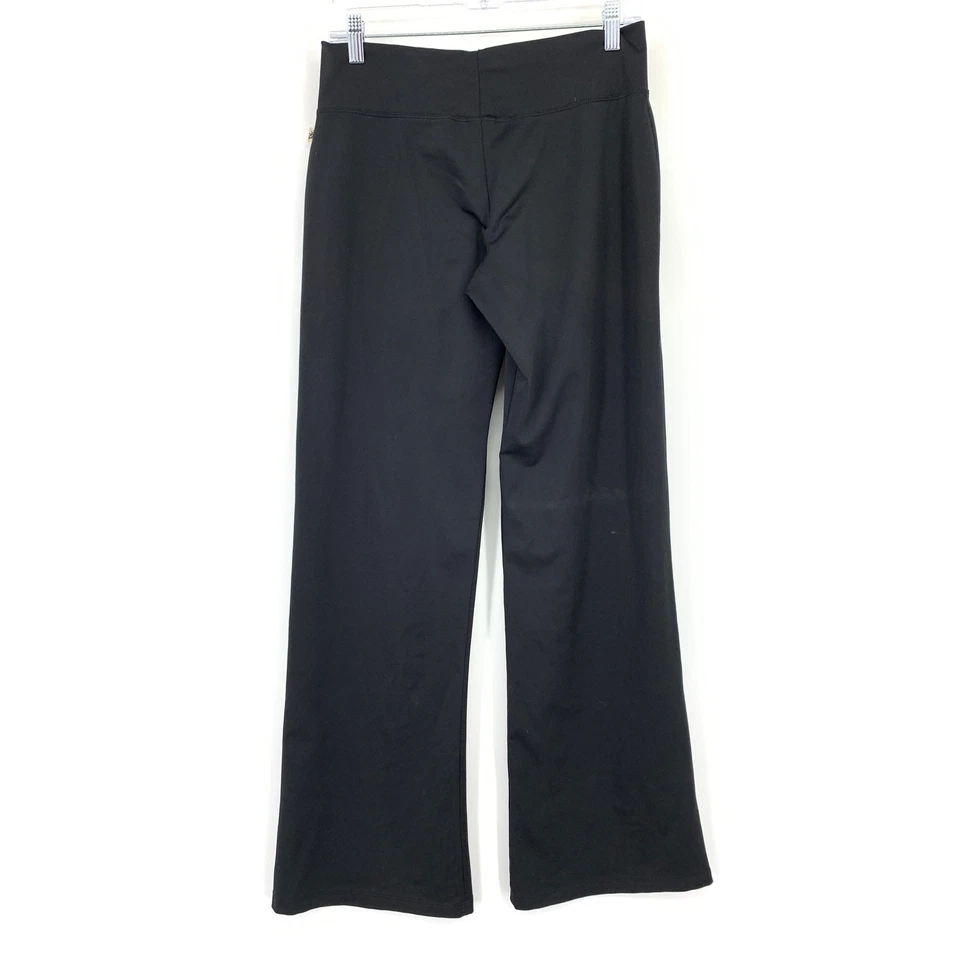 So Sporty Flare Leg Yoga Pants Womens Size Medium Pull On Waist Black - Image 2 of 4