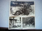 255) 3 x Photo Circa 1940/50 Great Automobile Passenger Car Brand Ford Taunus G93A
