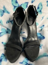 Shoe Dazzle Heels With Rhinestones Never Worn