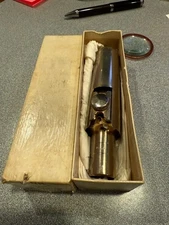 VINTAGE OTTO LINK FLORIDA SMALL FONT 6* USA BARITONE SAX MOUTHPIECE ORIG FACING