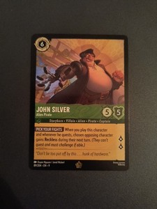 John Silver - Alien Pirate 89/204 Regular Fabled Disney Lorcana TCG