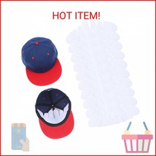HJZHII 10Pcs Baseball Caps Inserts, Washable Hat Felt Shapers Flexible Hat Sweat