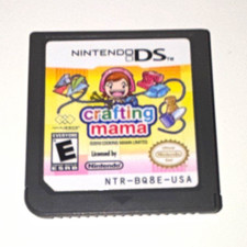 Majesco Crafting Mama Nintendo DS Game Cartridge Cooking Mama Series NTSC-U/C E