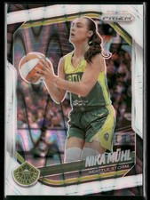 2025 Panini Prizm Nika Muhl #127 White Seismic Prizm Storm (666)