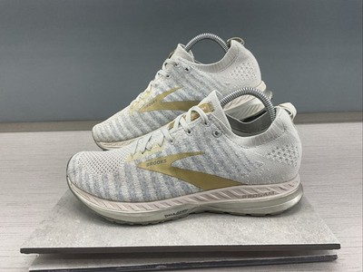 Brooks Bedlam 2 Gray Gold Athletic Running Comfort Sneakers Womens Size 9