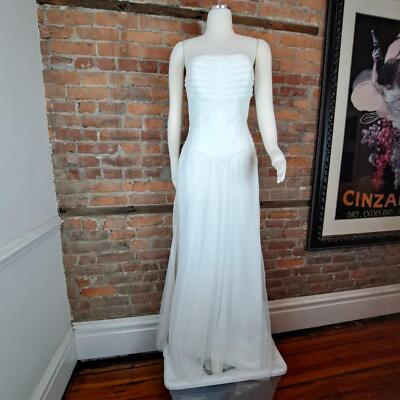 white by vera wang asymmetric pleats wedding dress Vittoria White Asymmetric Puff-Sleeve Split Maxi Dress – Club L London main image 0