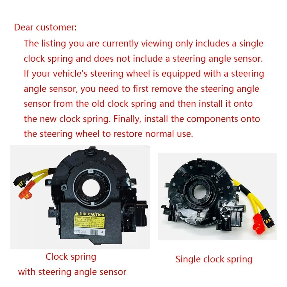 НОВАЯ 84308-53010 пружина для часов 2016 Scion iM 2014-2018 Toyota Corolla iM RAV4 - Изображение 2 из 4