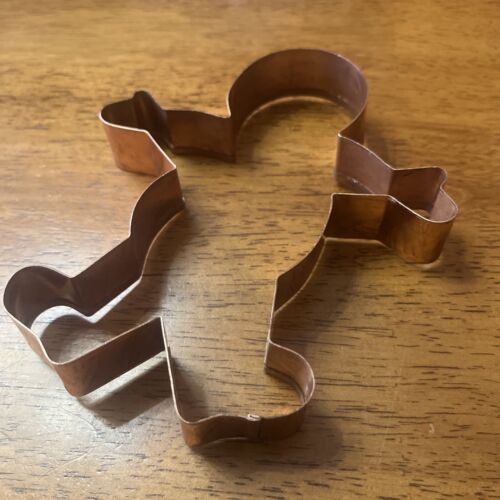 Old River Road Copper Cookie Cutter GINGERBREAD MAN 6 Inch - Picture 2 of 3