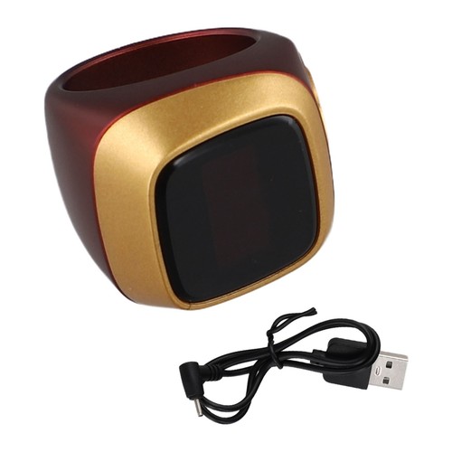 Smart Ring with Tasbih Counting and Vibrating Alerts for Daily Prayer Reminders - Zdjęcie 22 z 72